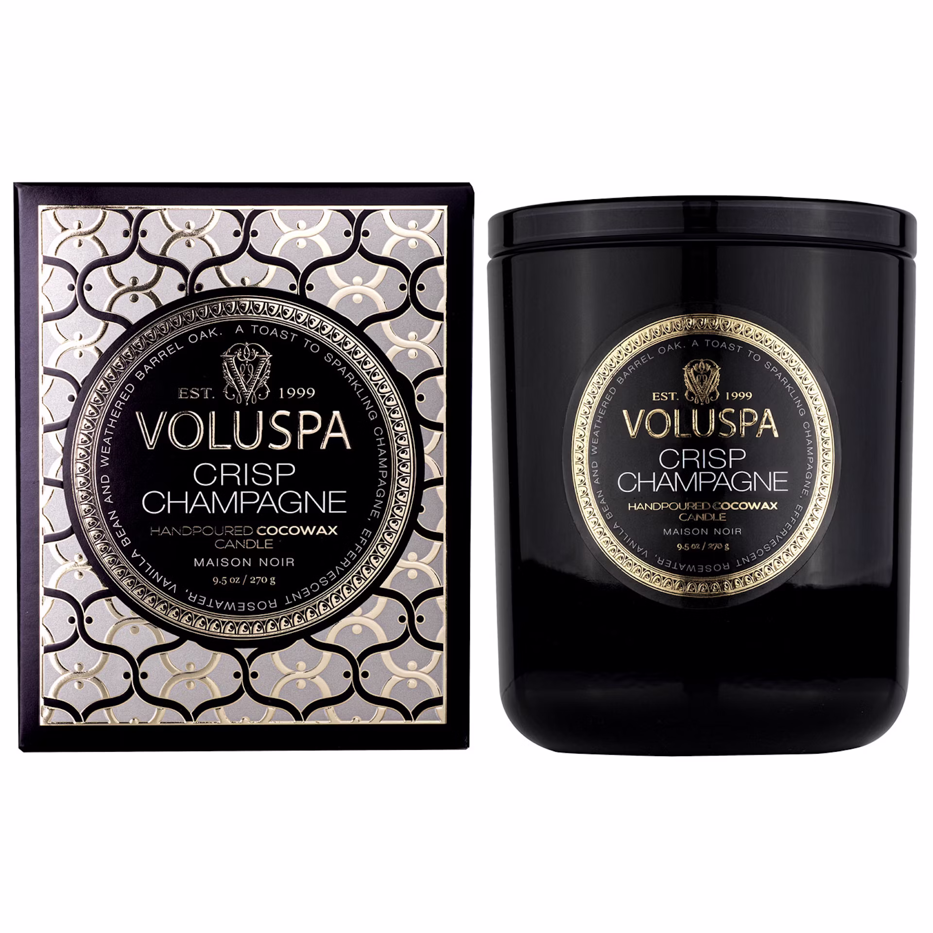 VOLUSPA CLASSIC CANDLE - CRISP CHAMPAGNE